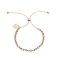 Wholesale Waterproof Stainless Steel Dainty Heart Anklet Adjustable Love Pulling Women Anklet Bracelet
