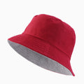 Gathertop Wholesale Custom Double Layered Breathable Plain Solid Summer Foldable Bucket Hat Outdoor Fishing Sun Hats for Adult