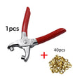Grommet Eyelet Plier Setting Tool Cloth Shoe Bag Leather Belt Canvas Pincer Setter Rivet Button Snap Eyelets Installation Punch