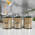 Wholesale K9 Crystal Candy Table Jar Luxury Decoration Glass Candy Jar Black Candy Jar With Gift Box for Home Decoration CHD-01B