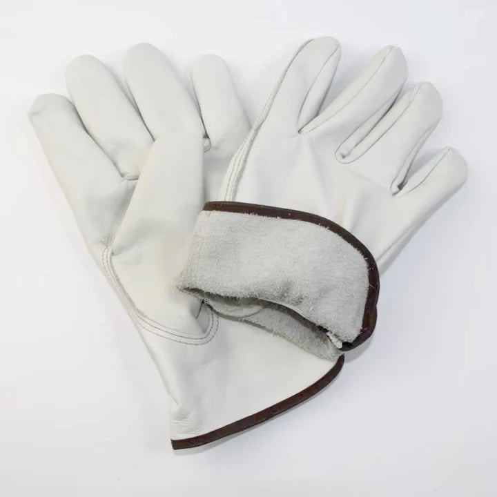 ALLESD High Quality Outdoor Riding Glove Cowhide Leather Gloves Training Seal Cycling Gloves