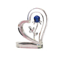 Wholesale Professional Factory Souvenir Decoration Gifts Wedding Crystal Love Rose Upright for Valentine's Day Favors