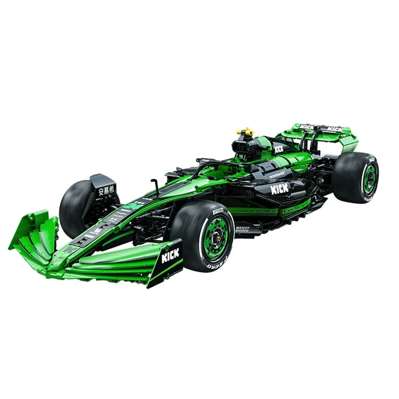 64010W Sauber C44 Racing Car Racing Car Model Building Blocks Toys Super Sports Vehicle Bricks Toys Gifts for Children Boy cada