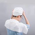 Supplier Provides Free Sample Travel Portable with Disposable Bath Hair Towel White Hotel Towel Barbershop Towel