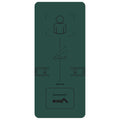 Wholesale Portable TPE Fitness Mat 6mm Thick 183x61cm Foldable Oil-Proof Eco-Friendly for Gym Workouts and Sit-Up Exercises