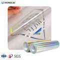Color Custom rainbow Laser Heat Transfer Film PVC Self-adhesive Vinyl Laser Vinyl Sheet Heat Transfer Vinyl Roll