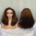 Wholesale Price Double Drawn Pixie Curls Human Hair Glueless Cabelo Pixie Curls100 Raw Hair Pixie Curls With Lace Frontal