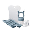 Free Breast Milk Storage Containers Popsicle Silicone Molds Food Fruit Feeder Ice Cube Freezer Tray for 0-12 Months