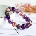 Wholesale 8mm Bead Charm Bracelet Natural Quartz Stone Super Seven Crystal Bracelet for Party Wedding Gift