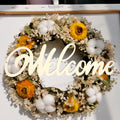 Tailai Customizable Wooden Welcome Sign  Perfect for Door Plates and Hanging Decor in Multiple Sizes