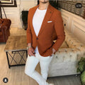 Casual Stylish Costume Homme Men Suits Wedding Tuxedos Party Groom Prom Slim Fit Terno Masculino Blazer 2 Pcs Jacket+Pant