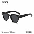 2025 New European American Style Large Frame CatEye Sunglasses UV400 Wooden Polarized Tac Fashionable Sunglasses for Men Women