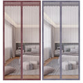 Modern Summer Magnetic Mesh Automatic Screen Door Anti-Mosquito Door Net Curtain Full Frame Hook Loop Top Lace for Home Use