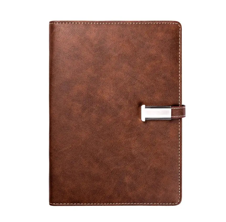 KEYJOY KJ31C5 A5 Custom Hardcover PU Leather Notebook 16G USB Flash Drive Power Bank Calculator Electronic Charging CE ROHS FCC