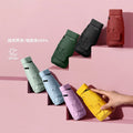 Rain Anti-uv Capsul Pocket Hike Portable Mini 6k Folding Foldable Umbrella Sunny Custom Travel Outdoor Girl Color Box Gift Women