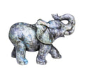 Huiying New Wholesale Hand Carved Decoration Gemstone elephant Natural 217*153mm Labradourite Animal elephants Crafts