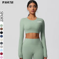PASUXI 2025 New Popular Sports Coat Women's Fitness Wear Yoga Tight Tracksuit Top Workout Training Wear