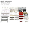 ID Badge Crafts Name Tag Safety Pin Black White Sticker Tape Self Adhesive Plastic Safety Pin