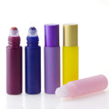 Sengmi T169 Colorful 10ml High Quality Jade Roll Bottle Frosted Glass Customizable Color Logo Essential Oil Perfume Bottle