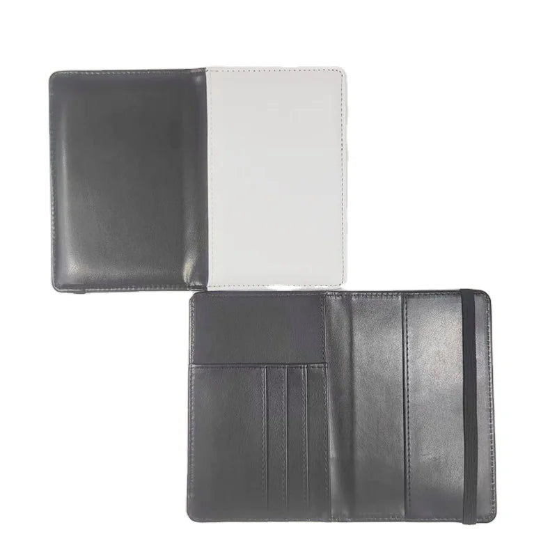 Sublimation DIY Passport Holder Passport Cover PU Leather Passport Cover Gift Card Holder