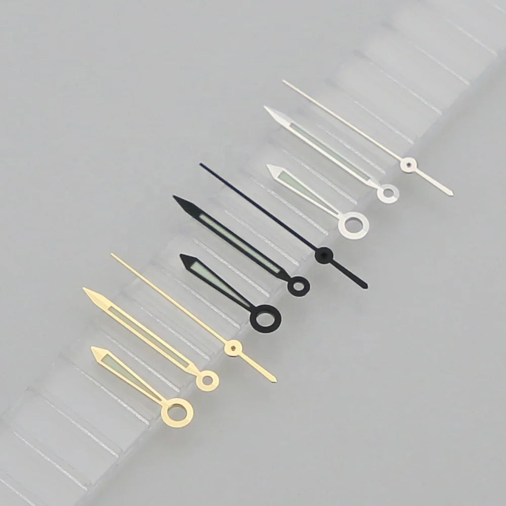 Fit NH34 NH35 NH36 Movement With Super C3 Green Luminous Diamond Cut SKX007 Watch Hands