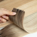 Wholesale High Grade 100% Human Hair Genius Weft Human Hair Extensions Virgin Genius Weft