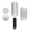 Super Quick and Effective Stainless Steel Foot File Callus Remover Pedicure Foot File with Long Handle
