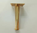 6 Inch Straight Metal Sofa Legs Gold Tapered Cabinet Legs Feet 15cm SL-021