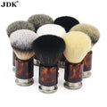 Best Quality Natural Amber Handle Mens Grooming Custom Shaving Brush Barbershop