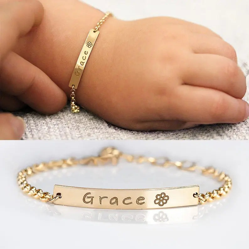 HOVANCI Popular Custom Stainless Steel Fashion Jewelry Letter Name Bangle Bracelet for Bady