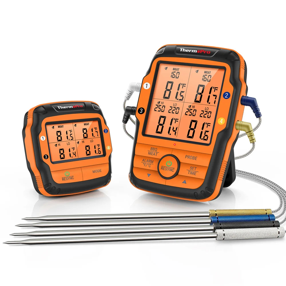 Top Seller ThermoPro TP27C Digital Wireless Meat Thermometer for Grilling Made of Durable Plastic