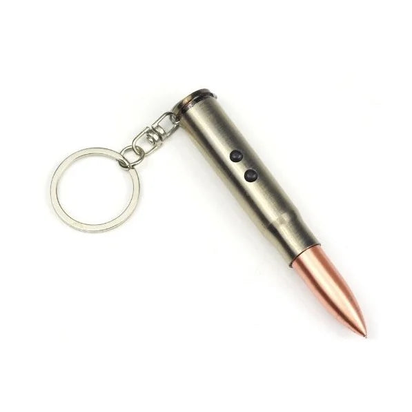 Mini Tactical Bullet Pen Laser Small Keychain Flashlight Unique Gift Pocket LED Flashlight   Pen