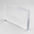 Clear Solid Acrylic Block