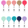 Custom Plastic Retractable Id Card Working Badge Reel Id Transparent Holder