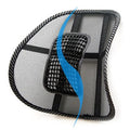 Adjustable Elastic Straps Steel Reinforced Car Office Chair Lumbar Support Massage Waist Cushion Double Breathable Mesh