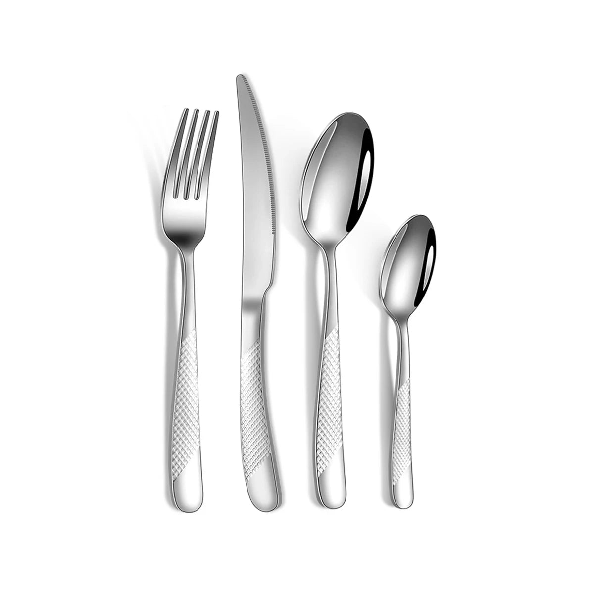 Hot Selling Mirror Cutlery Silverware Stainless Steel Cutlery Gold Flatware Set for Wedding