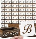 Letter Stencils Number Stencils 3inch Inter Locking Alphabet Stencils Style Font