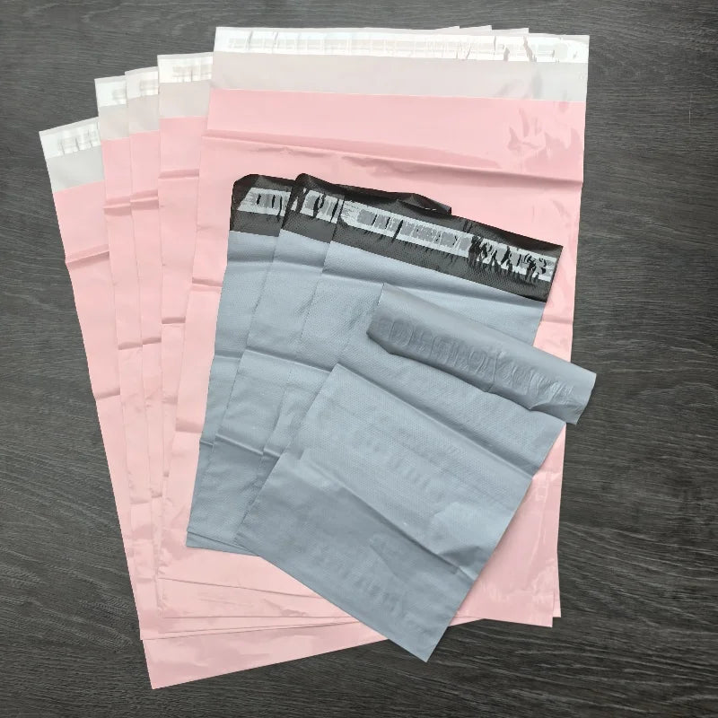 OEM Custom Poly Mailers Plastic Mailing Bags with Bubble Logo Biodegradable Clothing Shoe Packaging Available in Various Colors