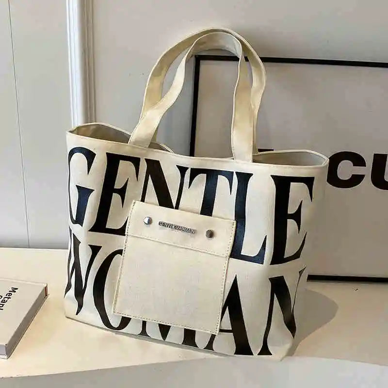 New Designer Wholesale Custom Canvas Tote Bag With Shoulder Strap Canvas Tote Bags With Logo Heavy Canvas Cotton Boat Tote Bag