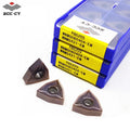 ZCC-CT CNC Lathe Turning Tools WNMG Series Carbide Inserts for Stainless Steel Processing Models WNMG060404/080408-EM YBG205 OEM