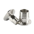 1.5" Tri-clamp Triclamp Tri Clamp Ferrule Flange to 1/4 1/2 3/4 1 Inch Male Female Bsp Npt Thread Adapter