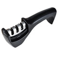 Professional 3-in-1 Manual Knife Sharpener Ceramic Stone Diamond Tungsten Steel for Home Kitchen Use