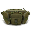 Outdoor Tactical Waterproof Fanny Pack Waist Bag with Zipper Closure-Multipurpose Hunting & Hiking Dump Pouch