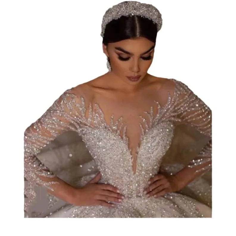Limited ODM OEM Wedding Dress Simple Blue Wedding Gowns Bridal Luxury Beaded Ruffles Halter Neckline Sweep Train A-Line