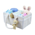 Baby Shower Gifts Modern Plush Teddy Velvet Multifunction Baby Diaper Storage Basket Nursery Tote Organizer