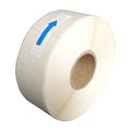 Blank White Water Soluble Paper Dissolvable Adhesive Sticker Food Rotation Safety Label for Kitchens Household 1x2inch Pack 500