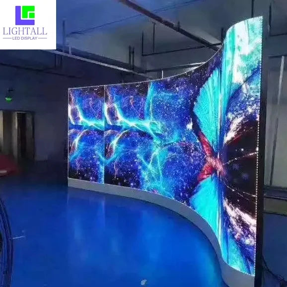 P2.5 2.6mm P2.9mm 16:9 Cableless Connection Indoor Small Pixel Pitch Curved Led Video Wall Screen Display