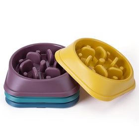 ZMaker Durable PP Non-Slip Pet Eating Slow Feeder Bowl for Dog Custom Eco-Friendly Dog Bowl
