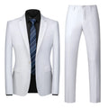 Factory Direct Comfortable Men's Business Suit Set New Korean Slim Style Formal Wedding Fashion Long Length MegaBDM