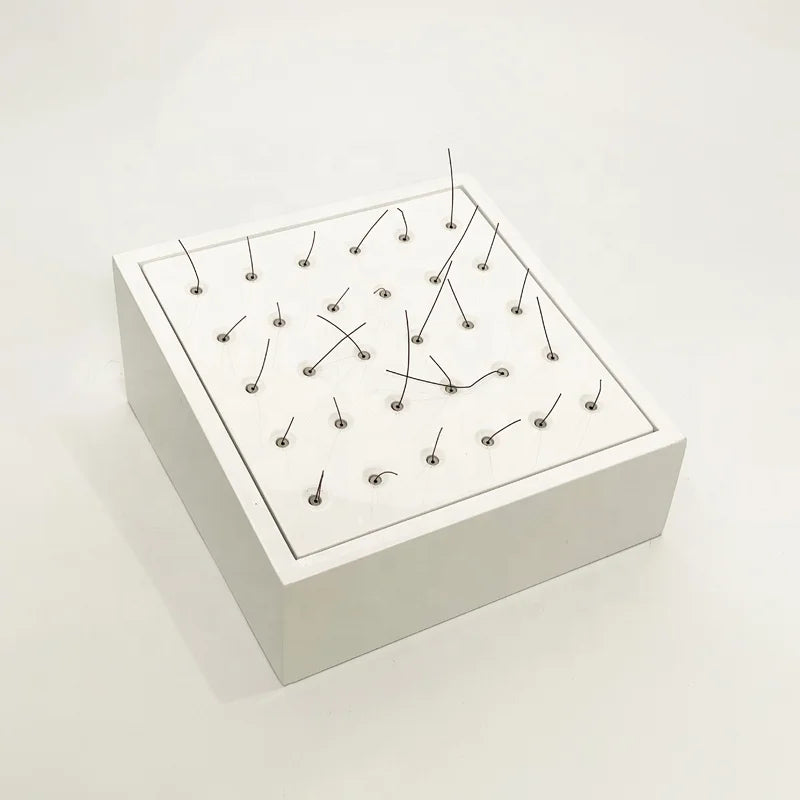 Ready to Ship Anti-theft Jewelry Display Box Wooden Ring Stand Packaging & Display Custom MDFJewelry Core Cabinet